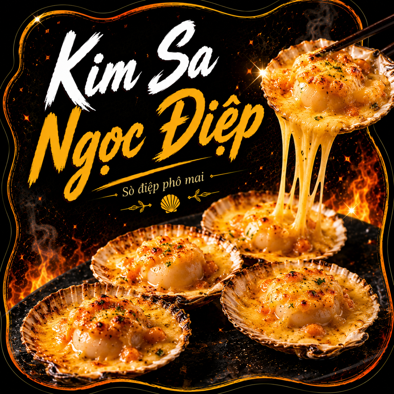 Kim Sa Ngọc Điệp (Sò Điệp Phô Mai)