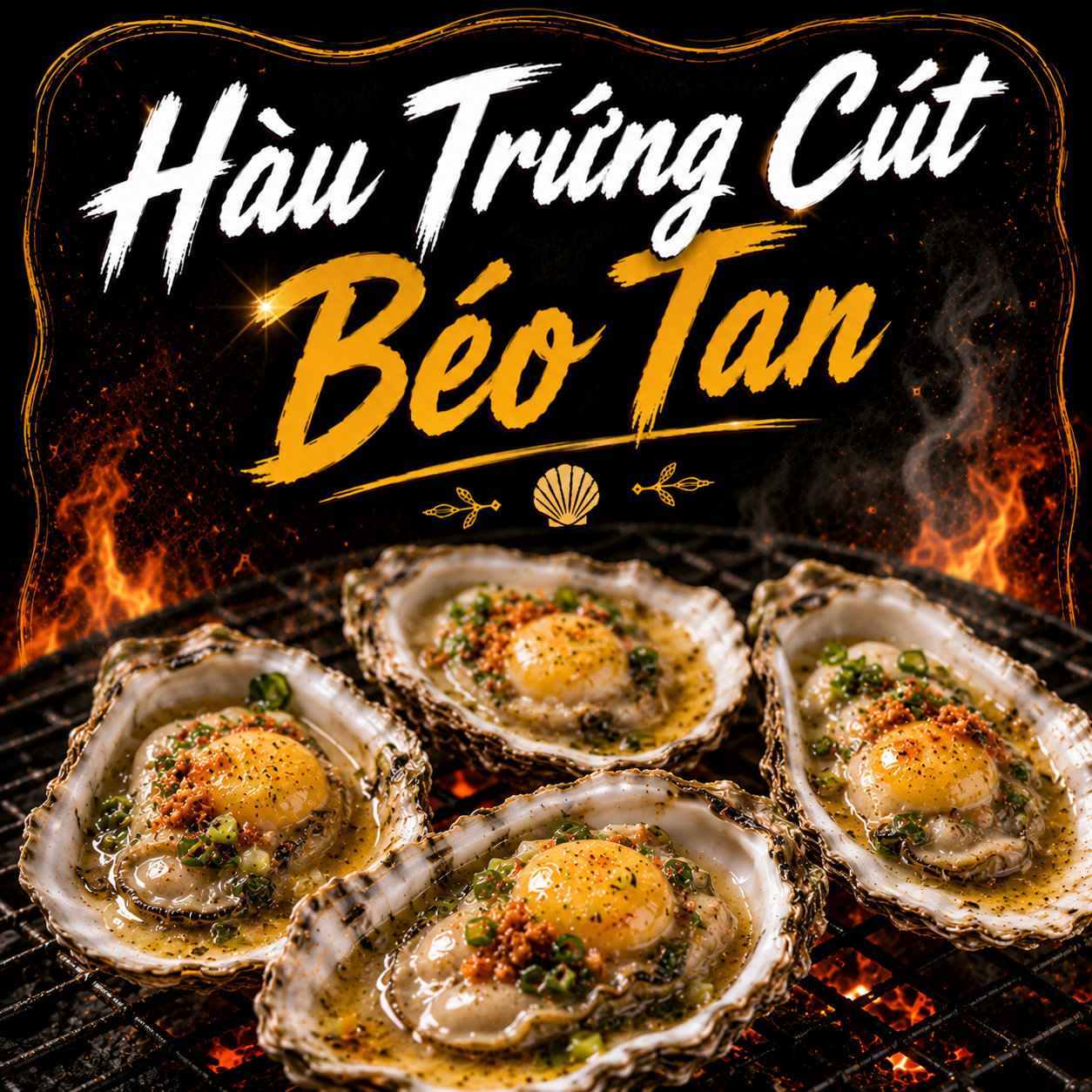 Hàu Trứng Cút Béo Tan