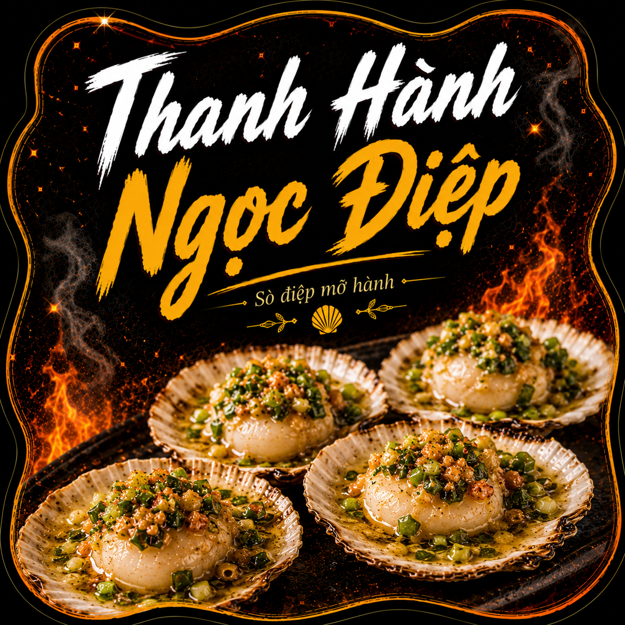 Thanh Hành Ngọc Điệp (Sò Điệp Mỡ Hành)