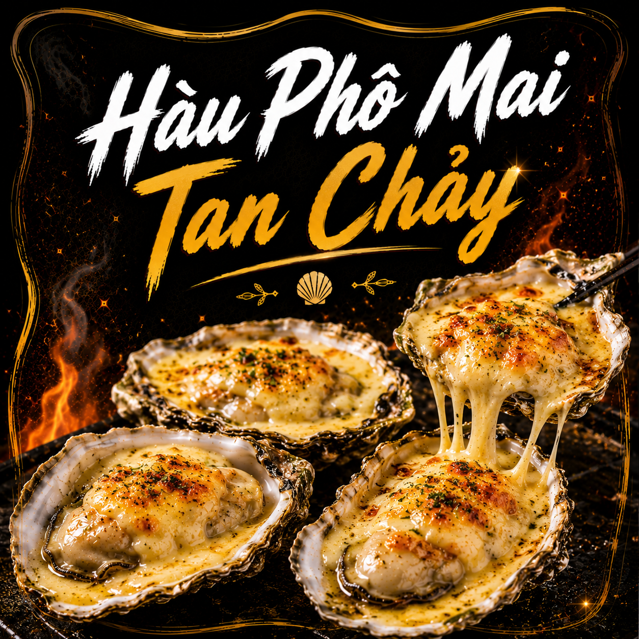 Hàu Phô Mai Tan Chảy
